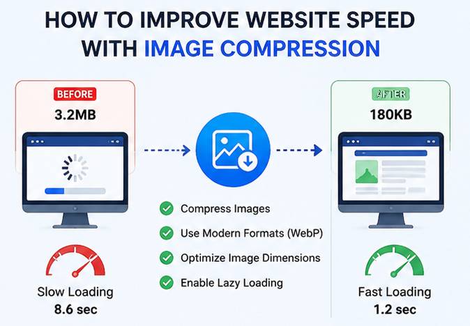 How to improve website speed with image compression